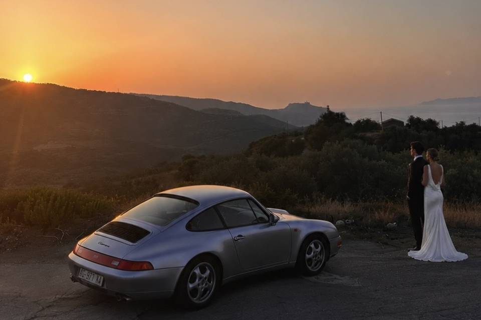 Sposi in Porsche