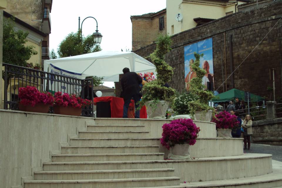 Allestimento fiera del fiore