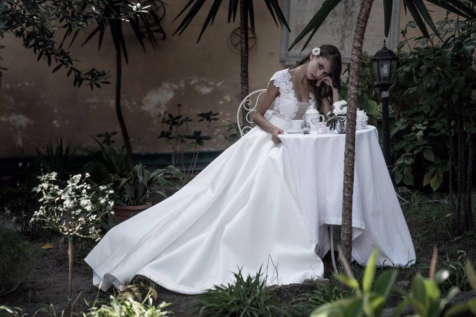 Abito da sposa romantico