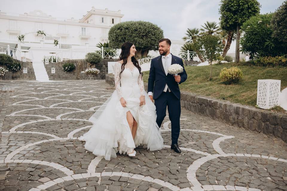 Poster Arco matrimonio sulla spiaggia 