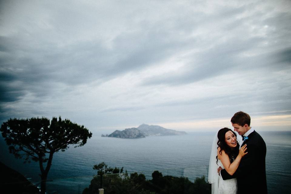 Bellissimo panorama su Capri