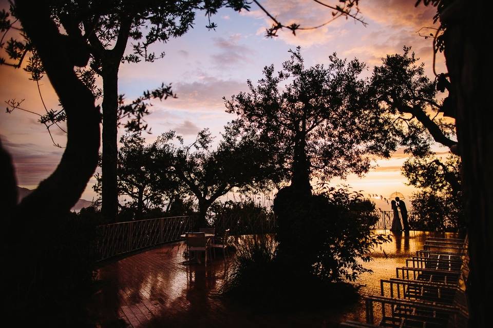 Coppia al Tramonto di Sorrento