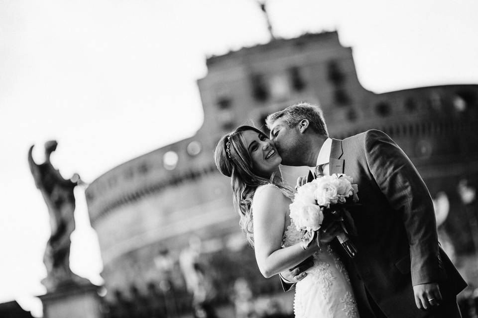 Un bacio a Castel Sant'Angelo