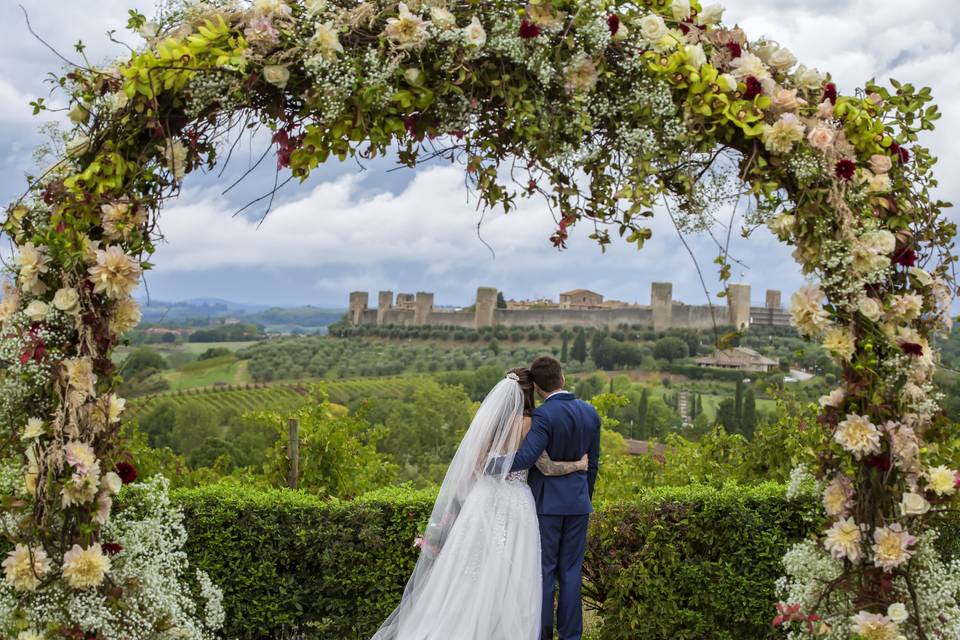 Casamento na toscana