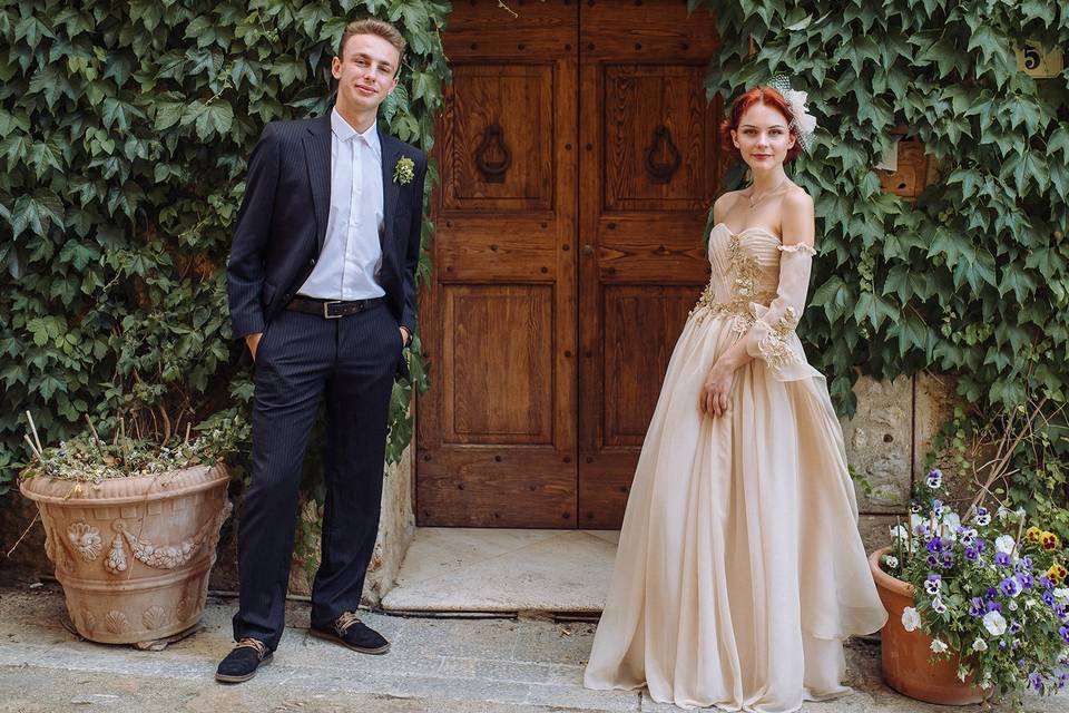 Wedding in monteriggioni