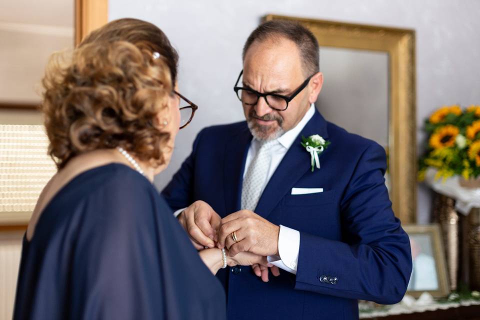 Papà e mamma sposa