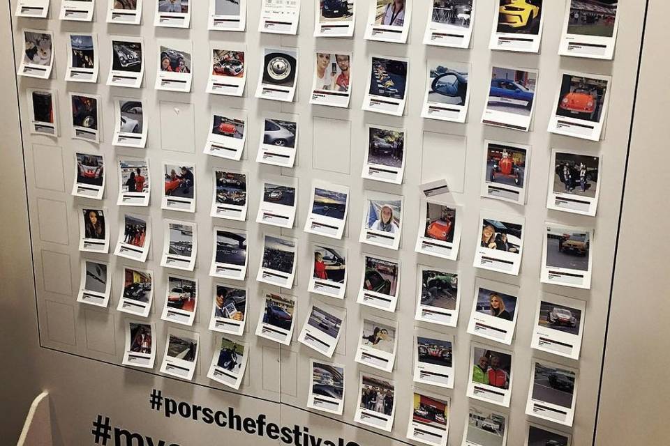 Photo wall - porsche