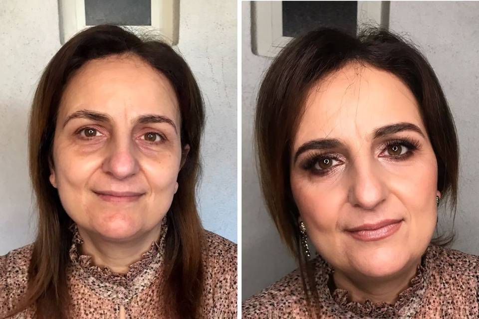 Trucco camouflage-mamma