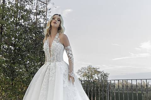 Un abito da sposa principesco
