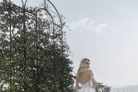Un abito da sposa principesco