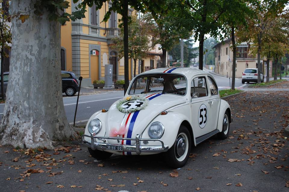 Herbie vestito a festa