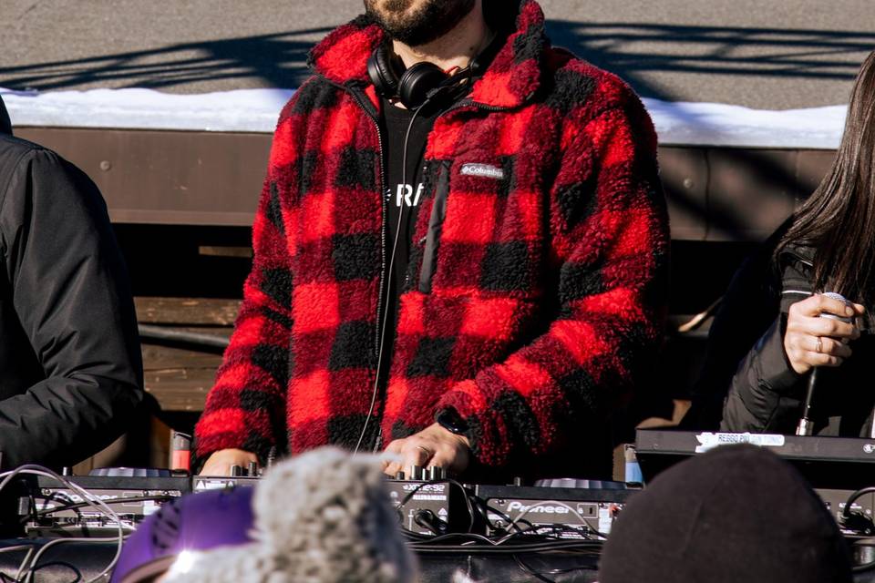 Dj set - evento in montagna