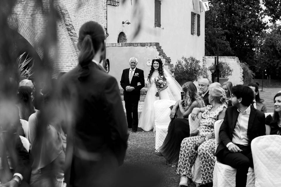 Sposi romantico matrimonio