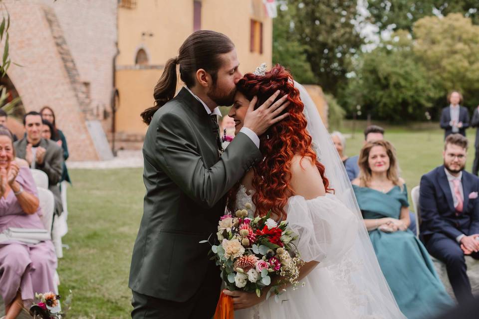 Sposi romantico matrimonio