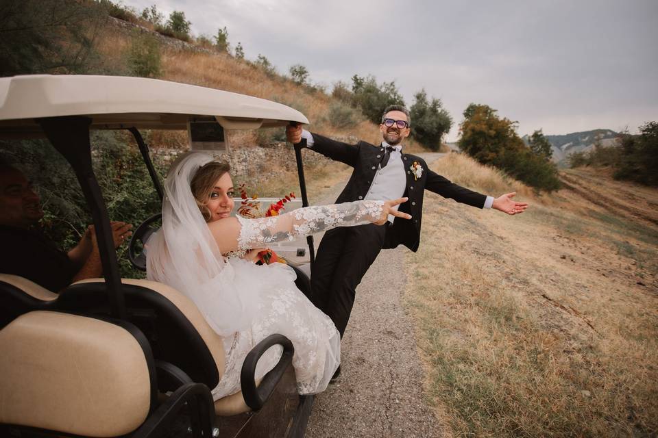 Sposi romantico matrimonio