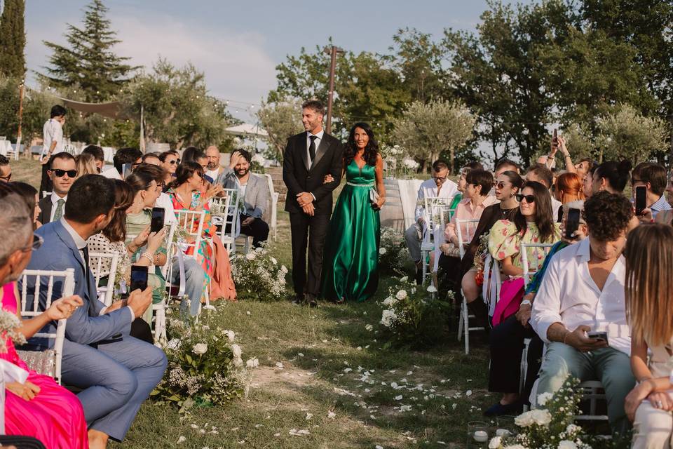 Sposi romantico matrimonio