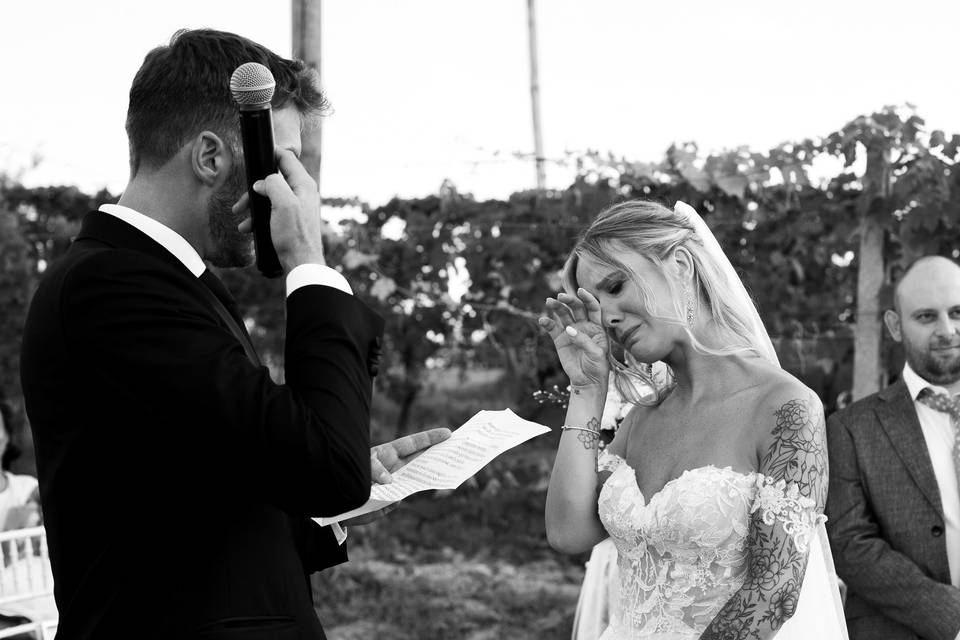 Sposi romantico matrimonio