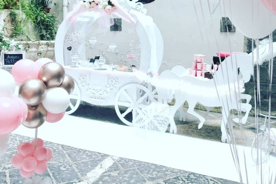 Carrozza confettata