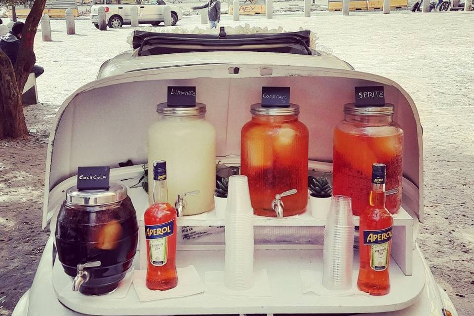 Fiat 500 aperol spritz