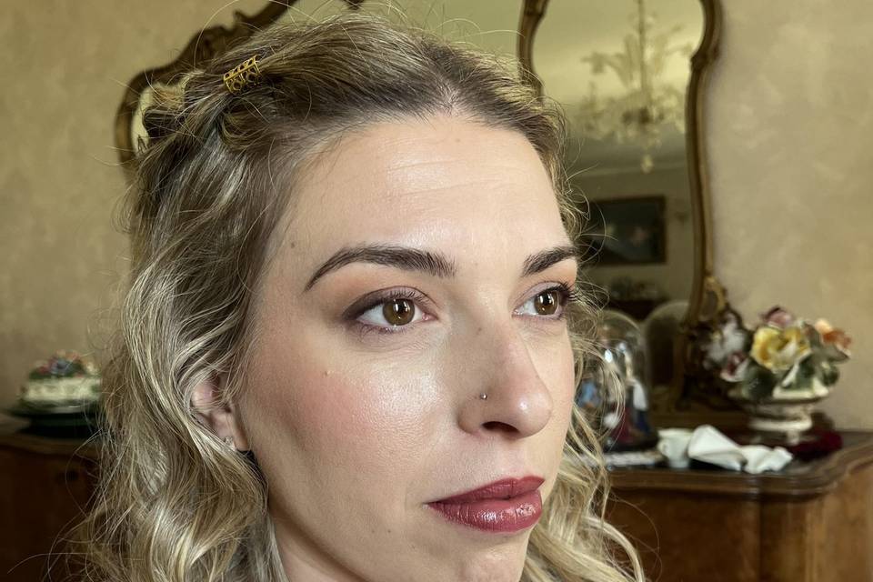 Trucco per invitata matrimonio