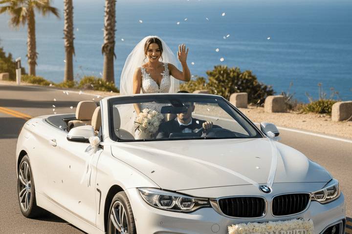 Bmw cabrio sposa