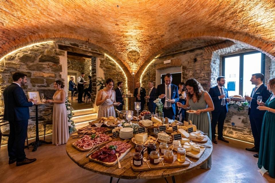 Buffet salumi e formaggi