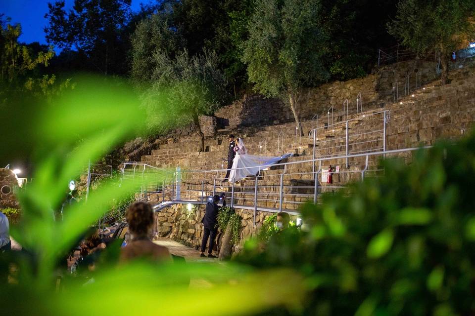 Ingresso sposi in anfiteatro
