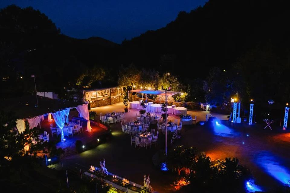 Cena in anfiteatro