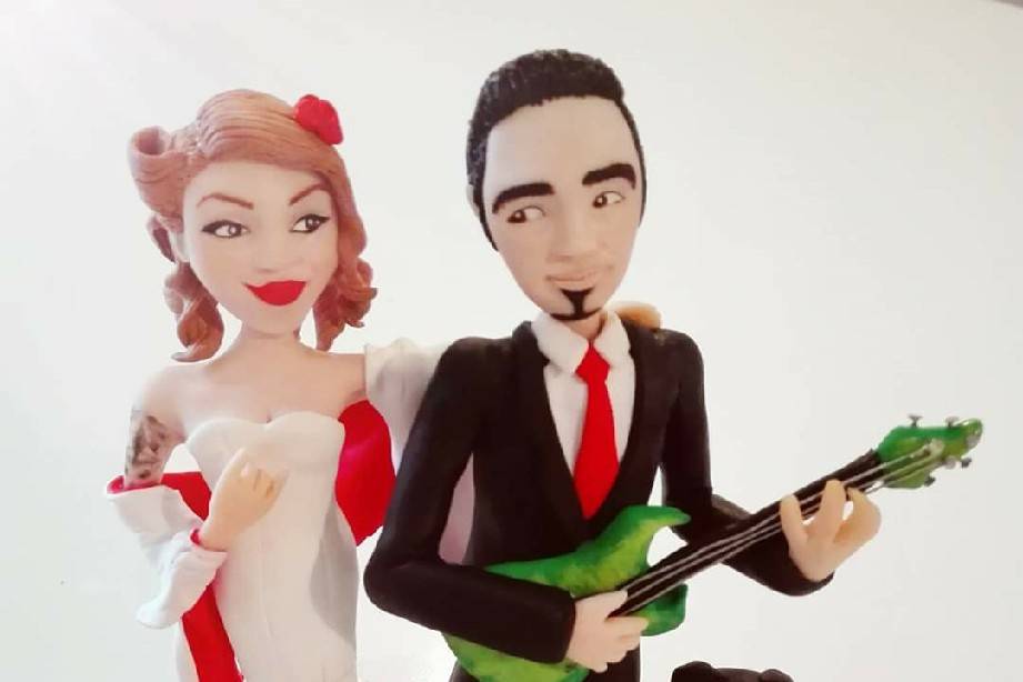 Cake topper-sposifimo