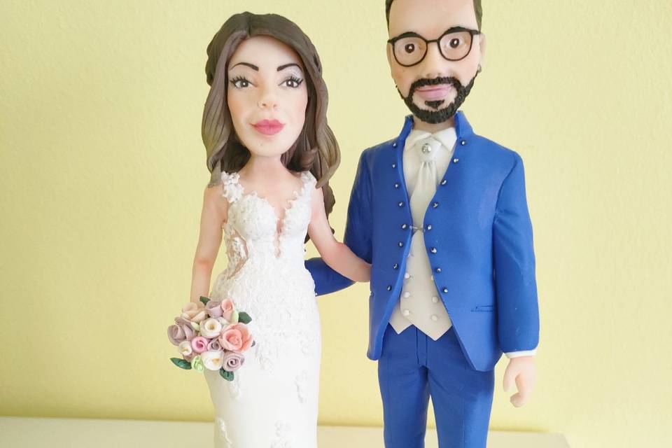 Cake Topper -sposi