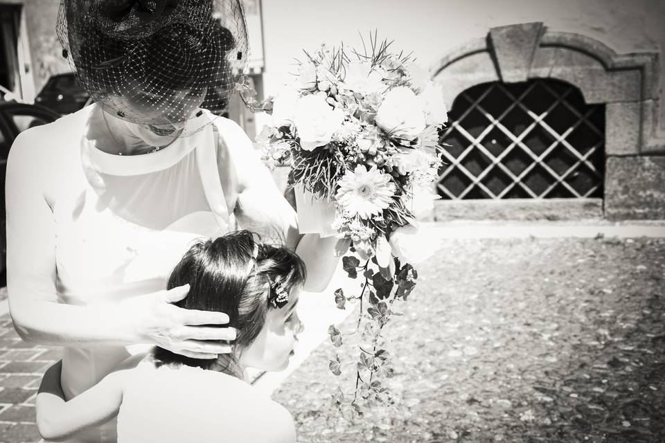 Sposa con figlia