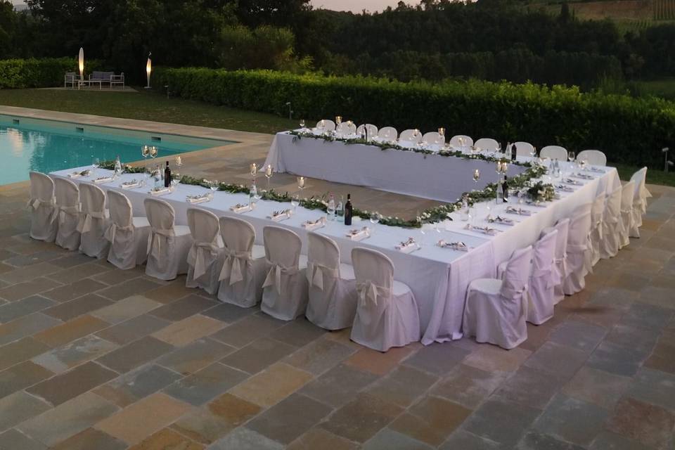 Matrimonio in piscina