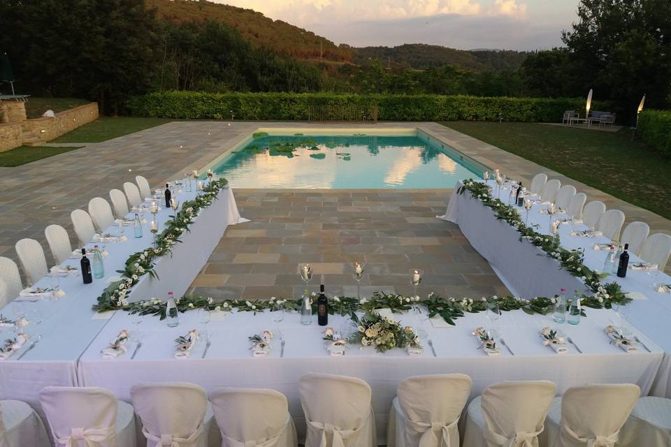 Matrimonio in piscina