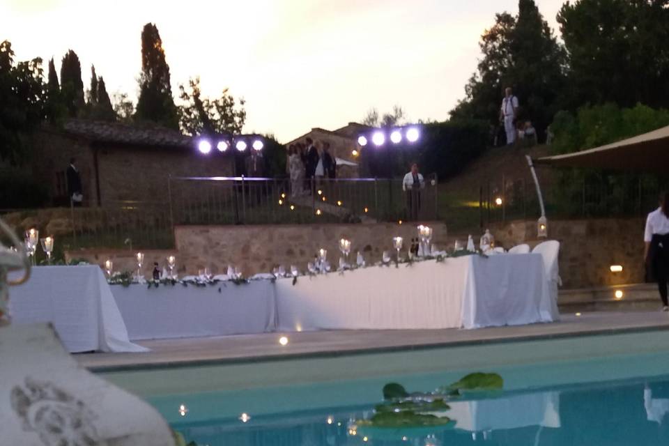 Matrimonio in piscina