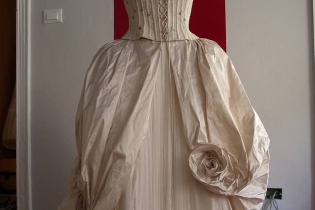 Abito sposa Eleonora Ferrari