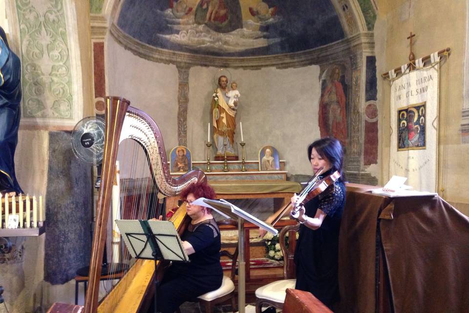 Arpa e violino S.Maria celsano