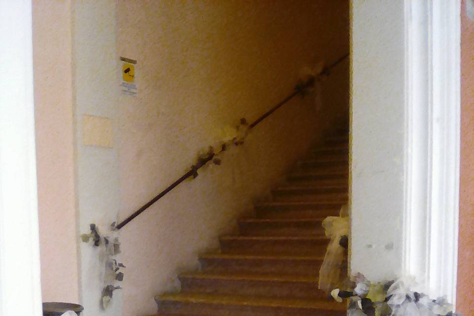 Decorazione scalone comune