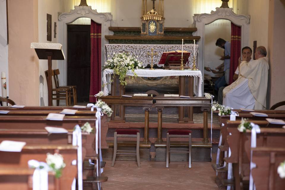 Allestimento chiesa
