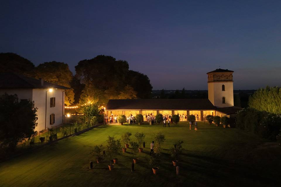 Barchessa e torre