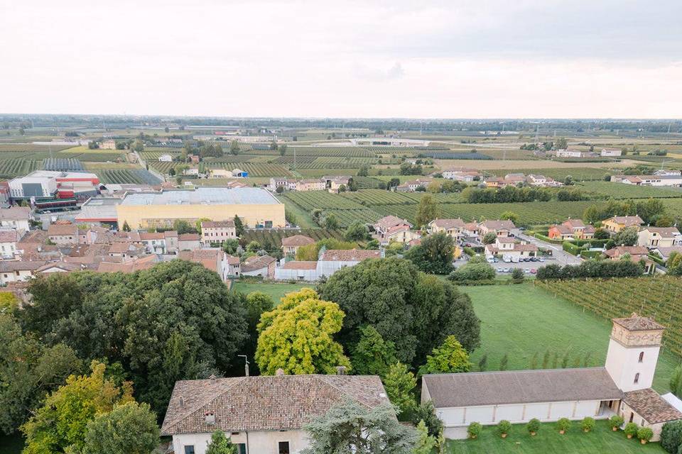 Foto con drone