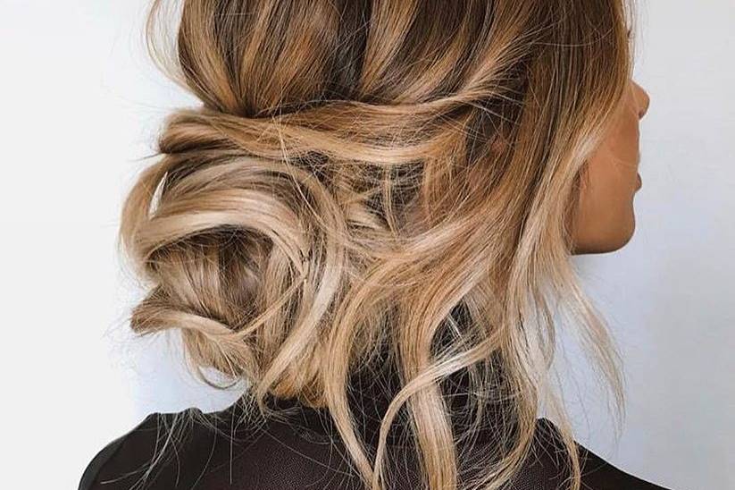 Messy updo