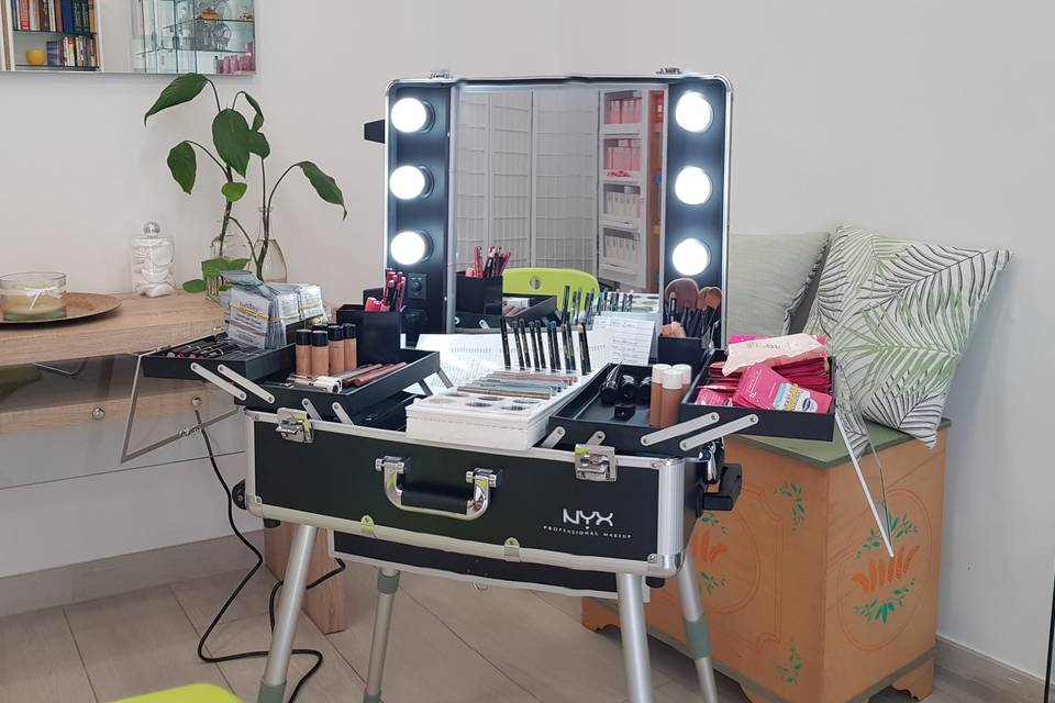 Postazione makeup professional