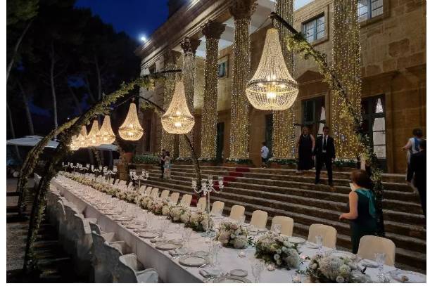 Lampadario stile impero