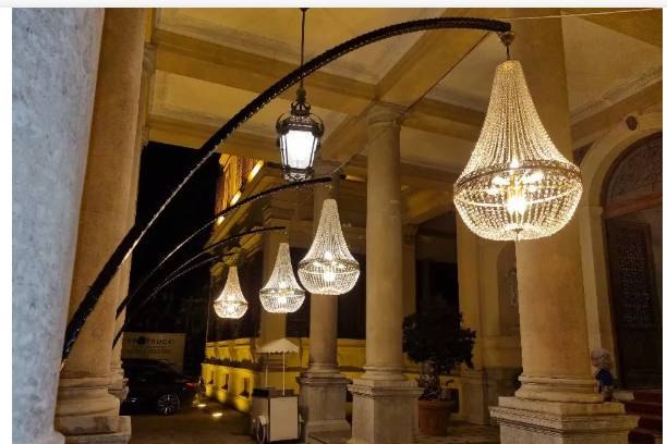 Lampadario stile impero