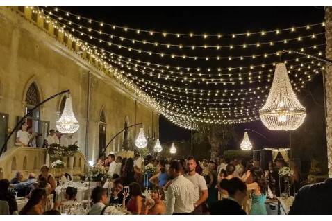 Lampadario stile impero