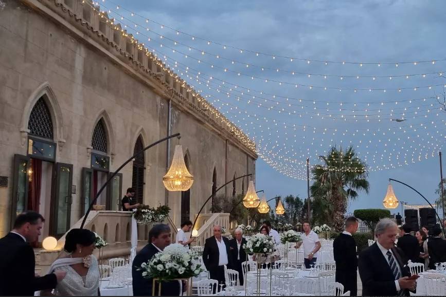Lampadario stile impero