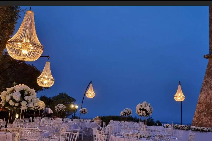 Lampadario stile impero