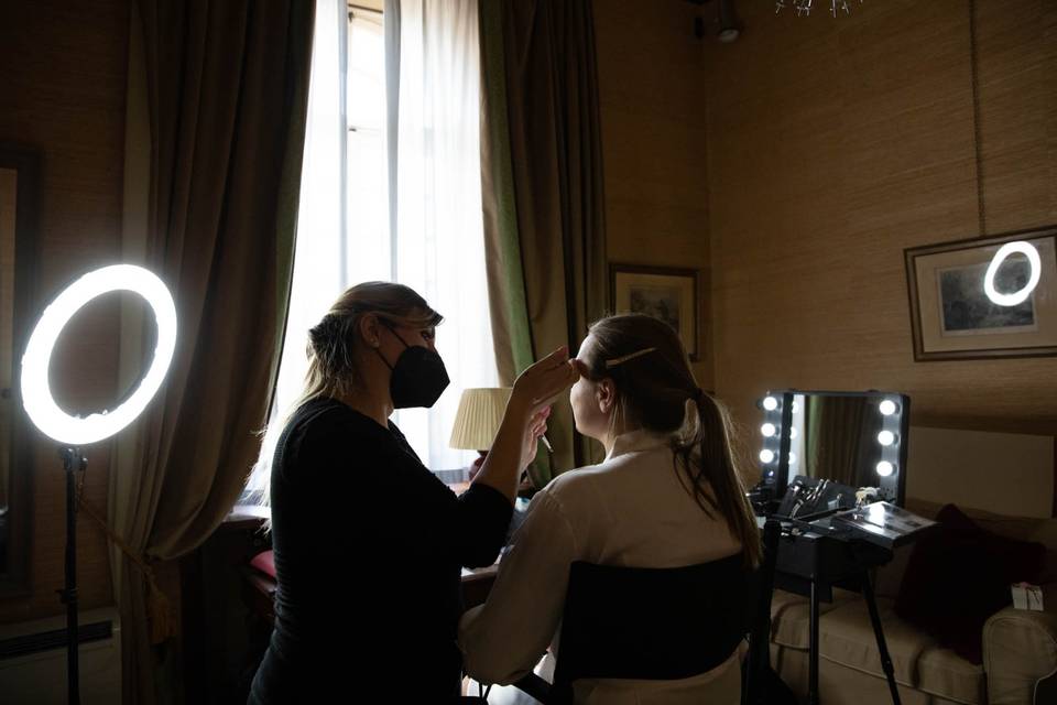 Preparazione sposa