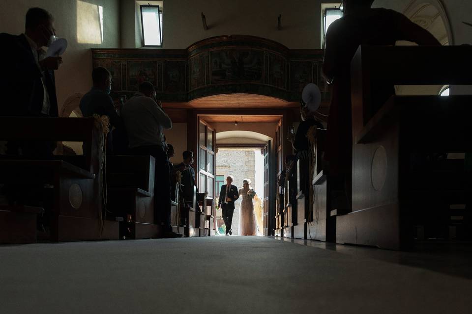 In chiesa