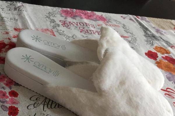 Pantofole hotsell sposa avorio